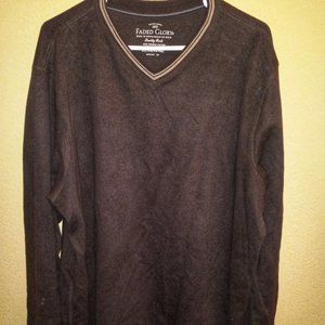 Faded Glory Organic Cotton Sweater V-neck XL/XG (46-48)